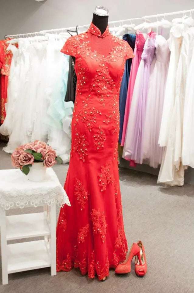 Cheongsam with Western Fusion Mermaid Design (RD025)