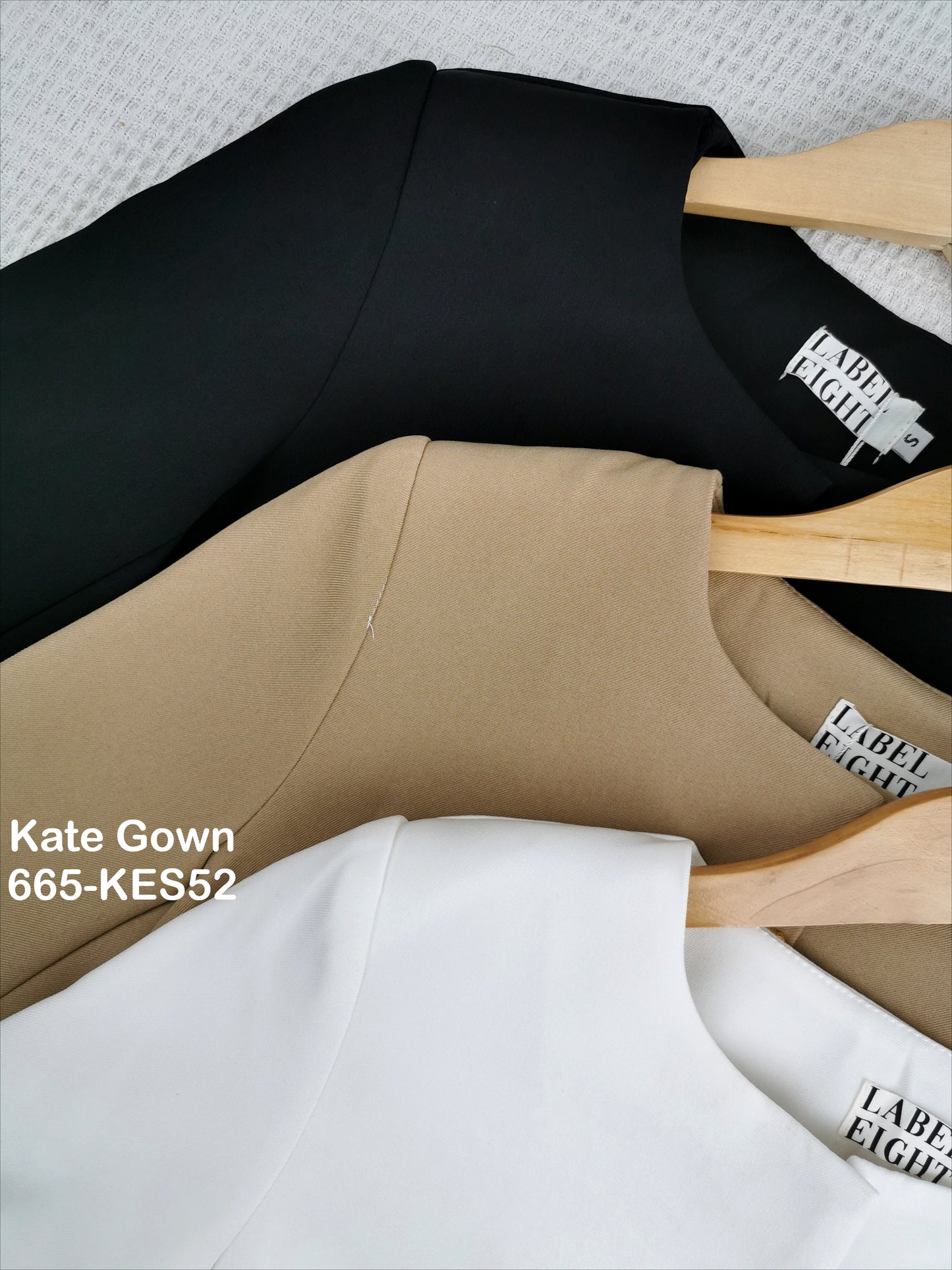 Chic Long Sleeve Gold Button Shorts Set 665-KES52 by Kate Gown