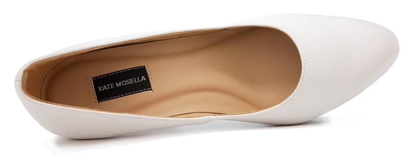 Vivienne Ivory White Satin & Swarovski Rhinestone Wedding Shoes