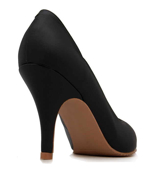 Charlotte Black PU Shoes
