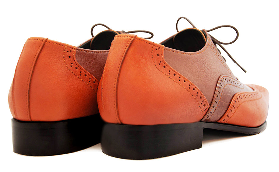 Marco Crocodile Patent Leather Tailor Made Men's Shoes