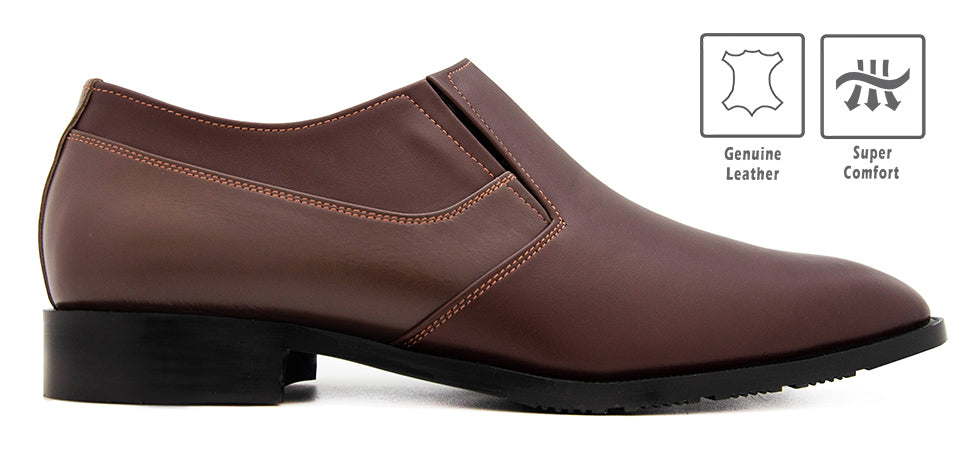 Antonio Dark Brown Leather Tailor Made Men's Shoes