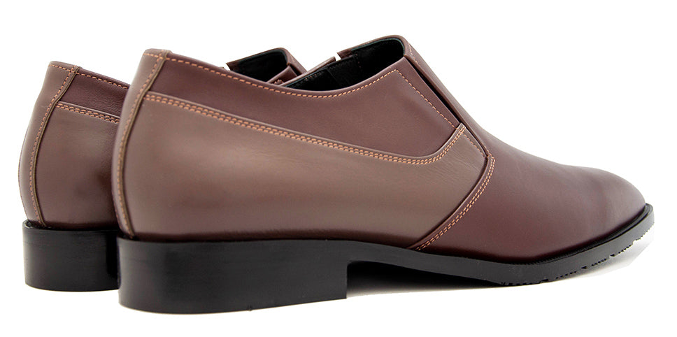 Antonio Dark Brown Leather Tailor Made Men's Shoes