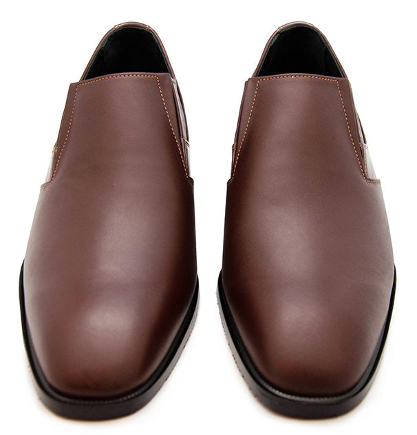 Antonio Dark Brown Leather Tailor Made Men's Shoes
