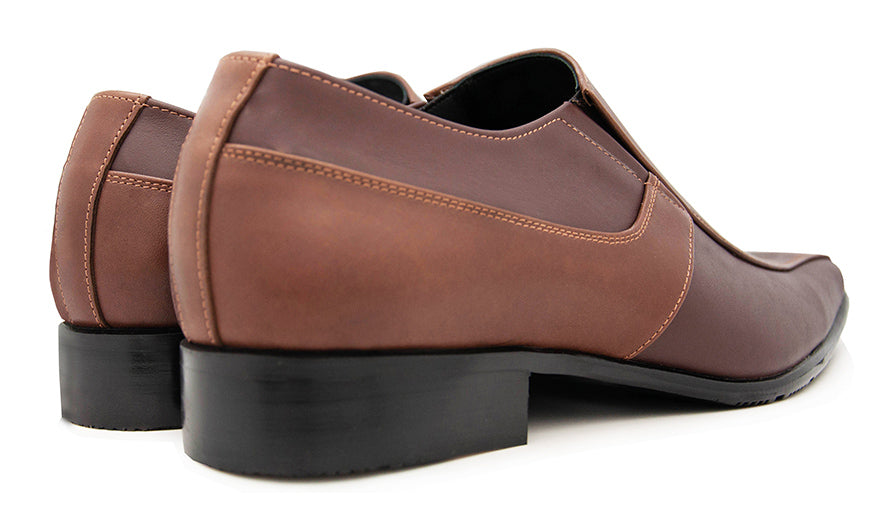 Samson Dark Brown Leather Tailor Made Men's Shoes
