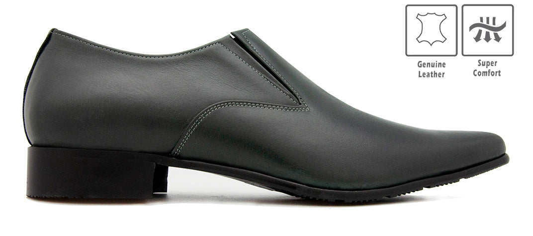 Billy Darkslategray Leather Tailor Made Men's Shoes