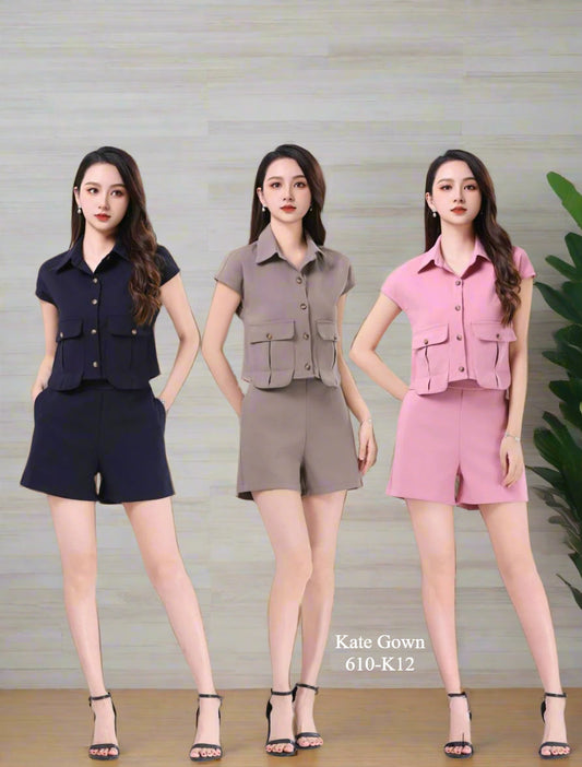 Modern Comfort Korean Casual Set 610-K12 by Kate Gown