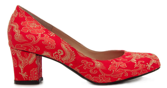 Jade Chinese Kua Brocade Shoes